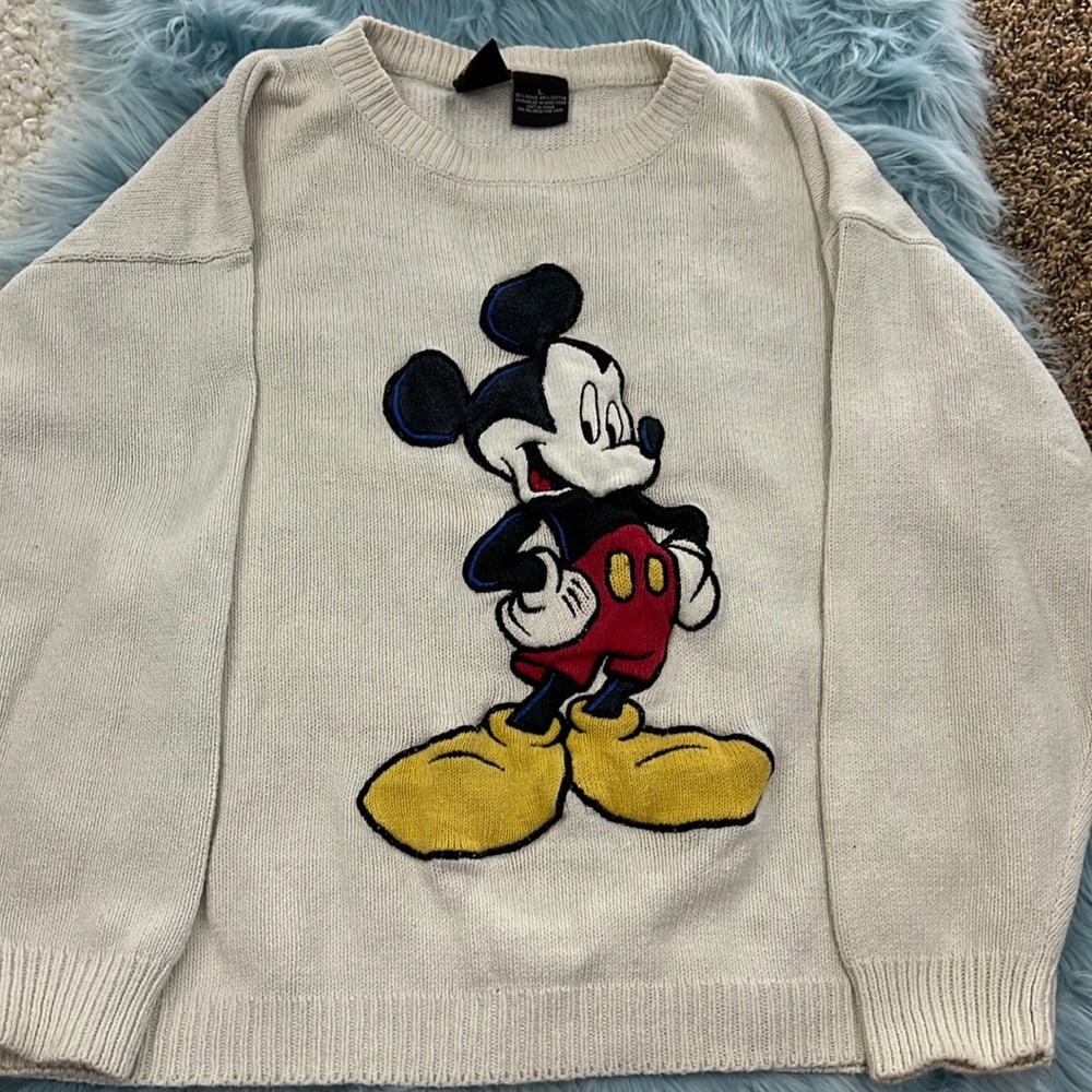 EUC! Vintage 80s Jerry Leigh Mickey Mouse Sweatshirt! Size Large